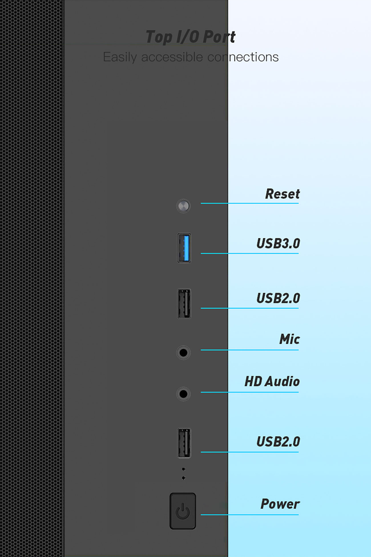 DIYPC ARGB-01 Gaming Computer Case